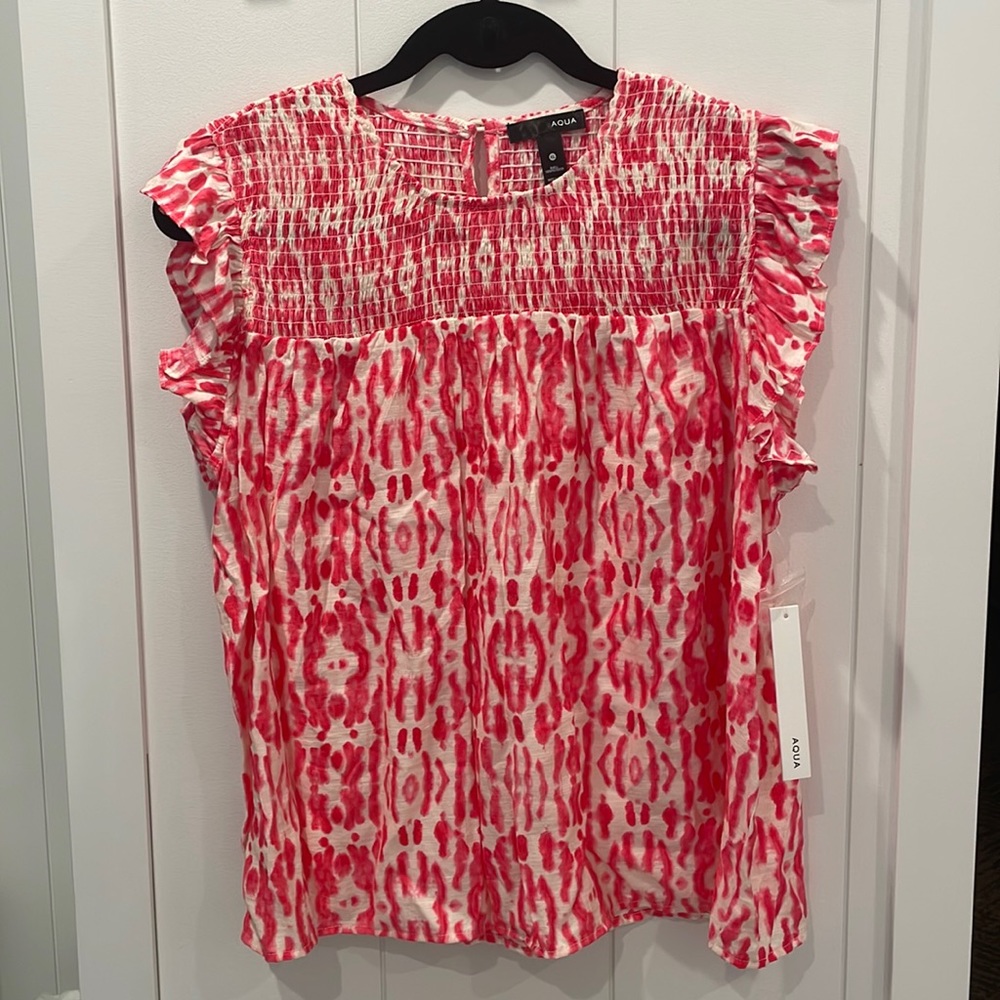 Aqua Blouse Sz XL